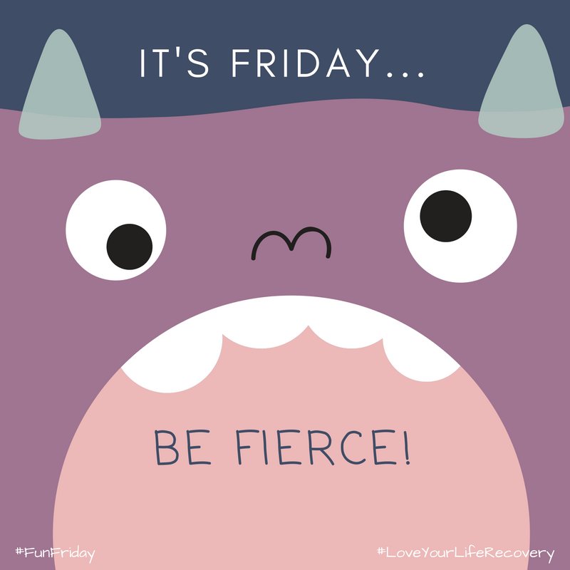 LynetteIsaak's tweet photo. BE FIERCE!
#FunFriday #LoveYourLifeRecovery https://t.co/RDsZhdny9Z