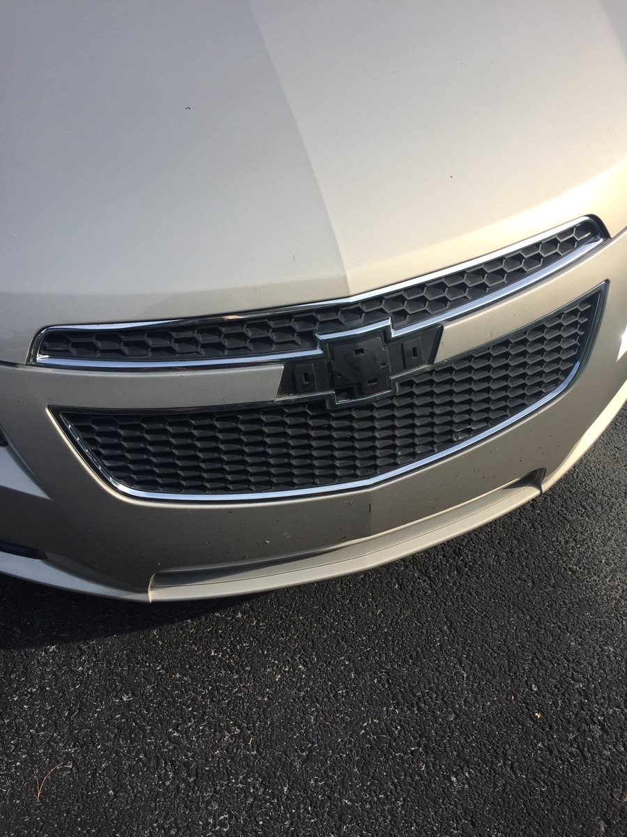 Great, some idiot stole the Chevy emblem off our Cruze! Why?
