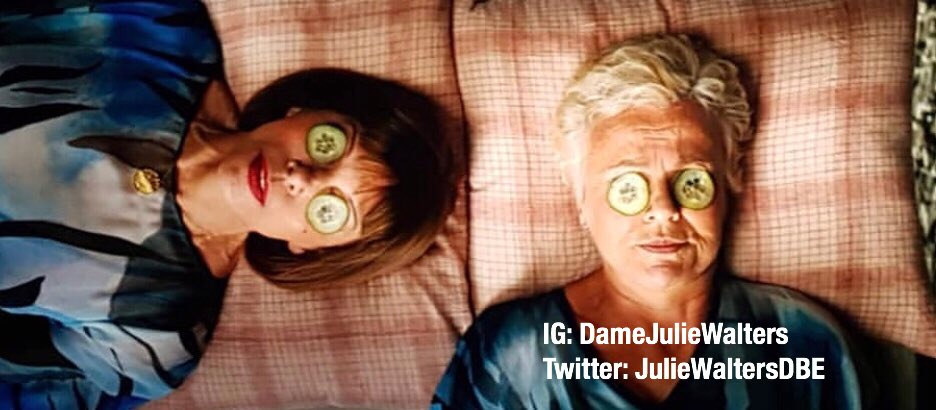 JulieWaltersDBE's tweet photo. Happy Friday! #MammaMia2 #JulieWalters #ChristineBaranski #Rosie #Tanya https://t.co/Rwsd7DltlA