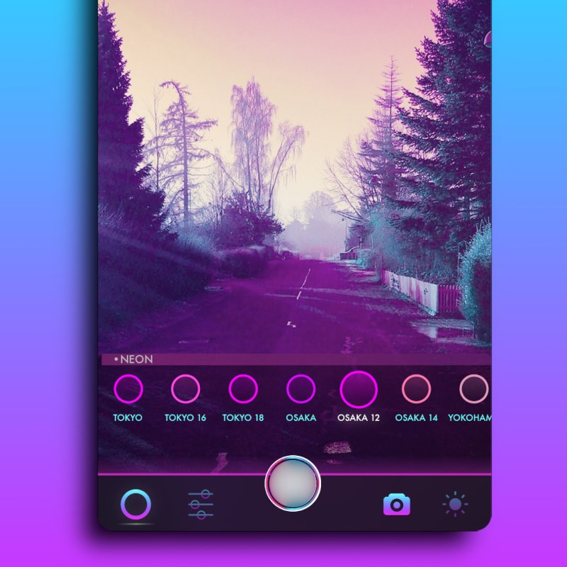NeonCamApp's tweet photo. #NeonCam for #iPhone is now available on the #iOS #AppStore https://t.co/aqD6QiANkg
