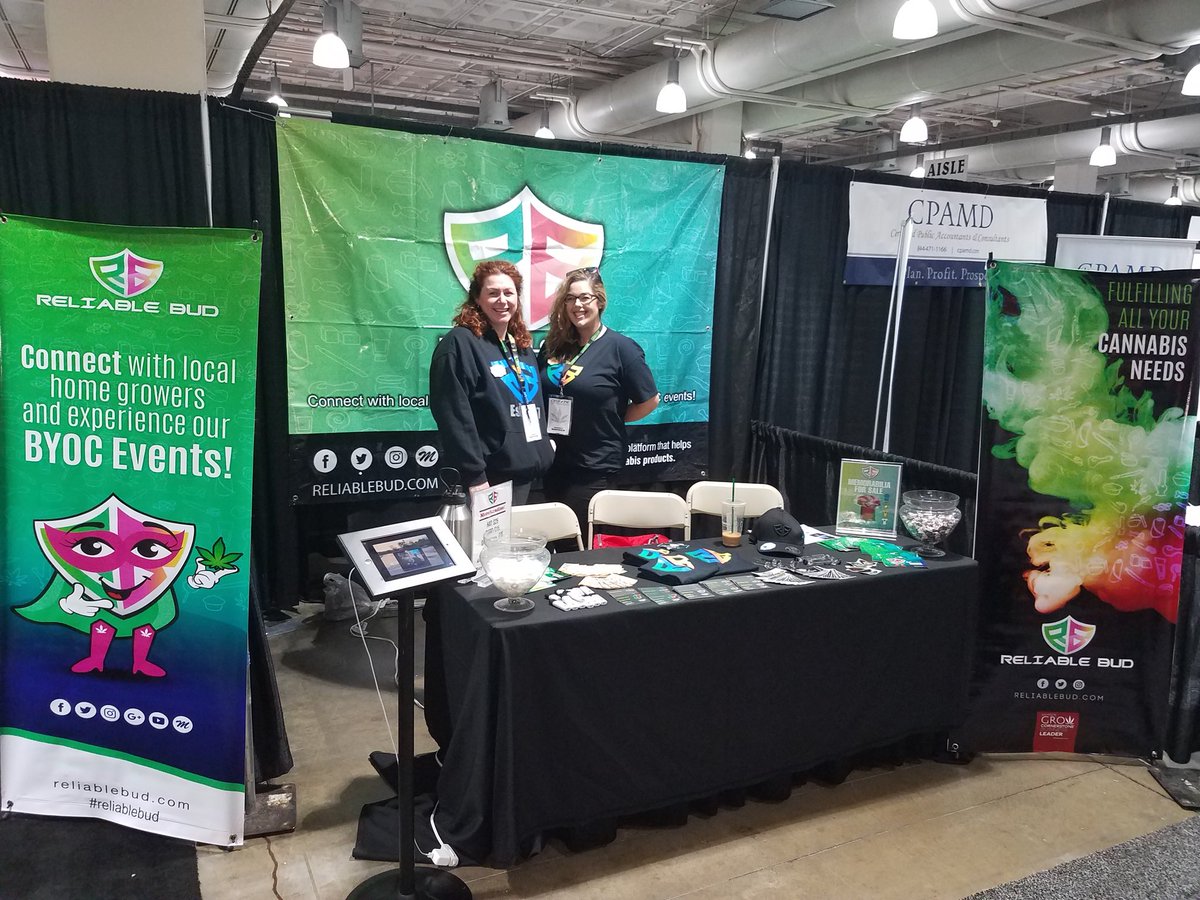 ReliableBud's tweet photo. Spreading the word of Reliable Bud here at #CannaconBoston π
Weβll be out here tomorrow as well! π
πBooth 325π
#massfam #reliablebud #cannacon https://t.co/adnk0Hhr5e