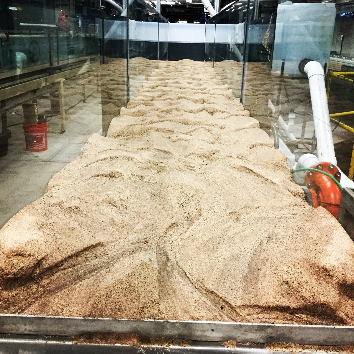 saflumn's tweet image. Ripples....#FlumeFriday #bedforms
