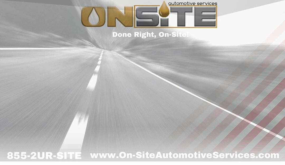 We keep you moving, saving you time and money! 
📧info@OnSiteAutomotiveServices.com
📱855-2UR-SITE
#oilchange #mobileservice #mobileoilchange #mobileservicefacility #wecometoyou #mobilegarage #onsiteautomotiveservices #donerightonsite #bookonline #savetimeandmoney #cars