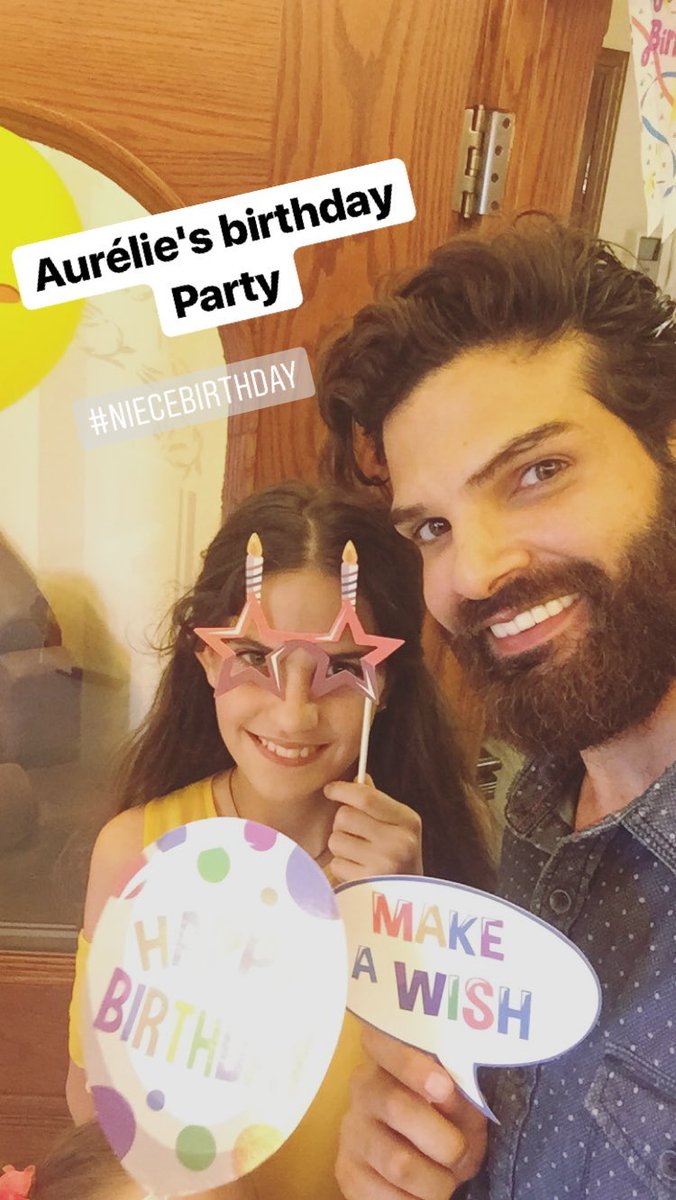 Massyholics's tweet photo. Happy birthday #Aurelie 🎆🎈🎂🎀😍
May all your days be brighter than the stars and the moon Habibty 🤗❤
Love you ❤😘🦋
___________________
#MikeMassy #family #uncle #khalo #sister #sisters #niece #nieces #naphew #birthday #party https://t.co/0hiQJxPFFA