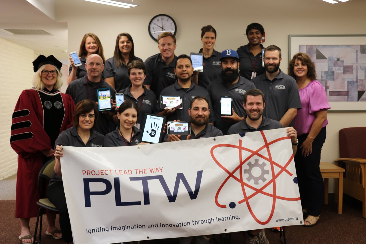 ⁦@PLTWorg⁩ App Creators ⁦⁦@WPI⁩ is done! Great week of #PLTWCT with fabulous educators.