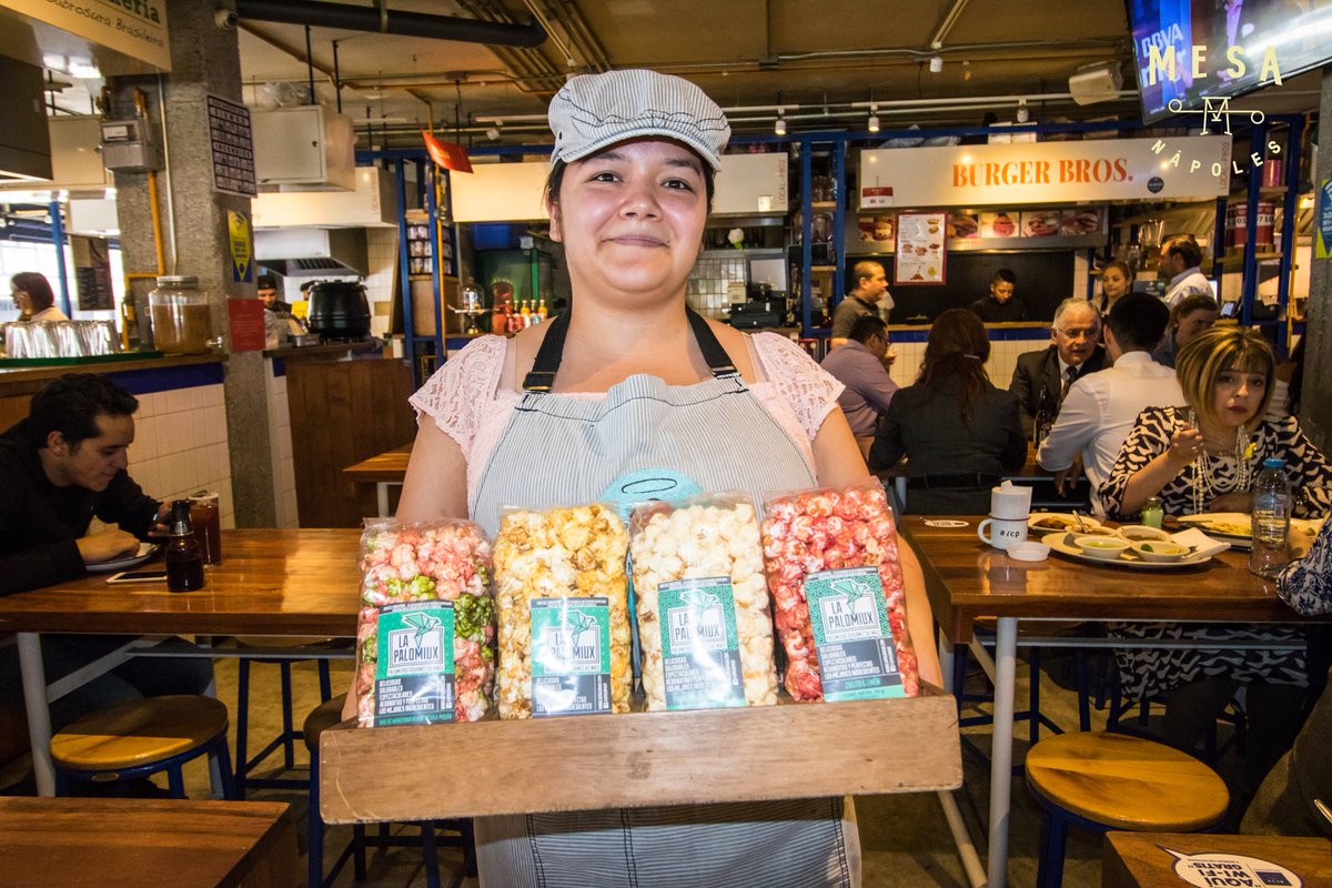 Palomitas gourmet @lapalomiux Te esperamos! #mesanapoles #mesaparatodos