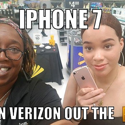 Turtlequeen76's tweet image. This was her very first cell phone in her name ever it took a little while to go through the process but she's now happy out the door with her new iPhone 7.