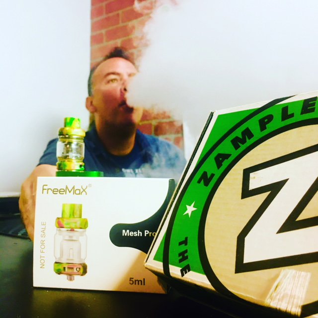 GreenMotionxxx's tweet photo. Triple mesh means triple the flavor!! The Mesh Pro @Freemaxvape and juice @ZampleBox Get your box today! https://t.co/sO6wnouU1v Get your own Mesh Pro here https://t.co/PssaPalqdP #vapelife #tastyclouds #triplemesh #cloudsfordays #vape #vapefam #ejuice #lovetovape https://t.co/gI25ede64q