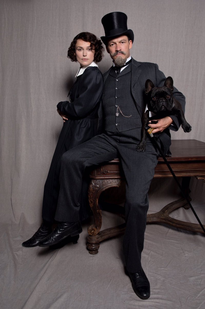 badpostkeira's tweet photo. new stills of Keira Knightley and Dominic West in Wash Westmoreland’s Colette. https://t.co/Zpd92397Xu