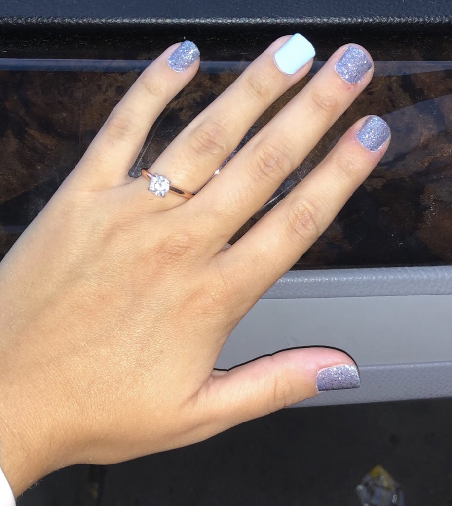 marissaepler's tweet photo. Yes I’m engaged at 20. No I don’t want to hear your opinion on how you don’t agree with marrying young. https://t.co/ifRM3BEuH5