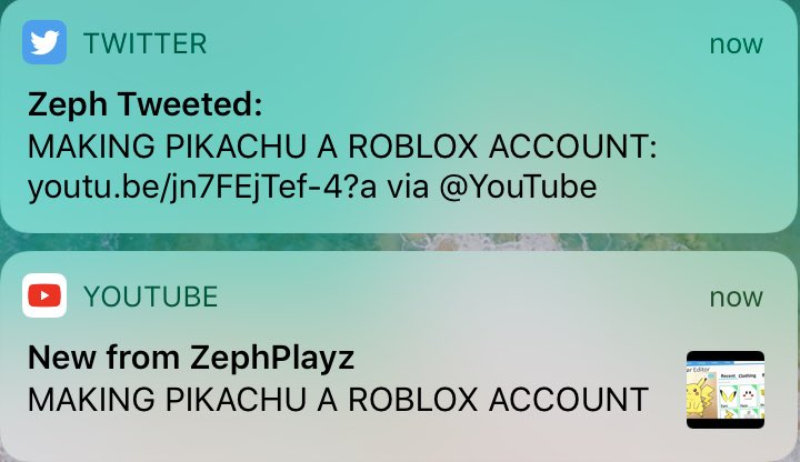 Zeph On Twitter Making Pikachu A Roblox Account Https T Co | Roblox zephplayz youtube Zeph On Twitter Making Pikachu A ! Roblox Account Https T Co - this media may contain sensitive m! aterial learn more
