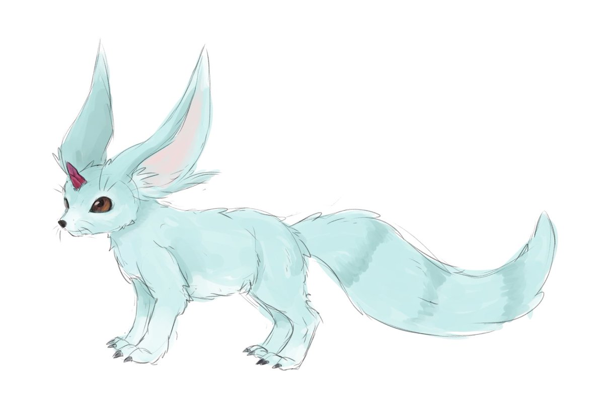 Doing some FFXV carbuncle studies for... reasons.