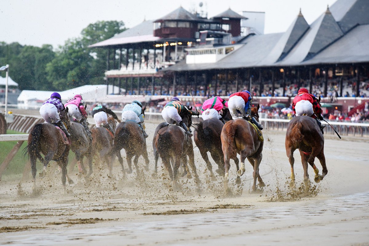 EricaPhotog's tweet image. Sloppy last race at #Saratoga... #MakeTheRainStop