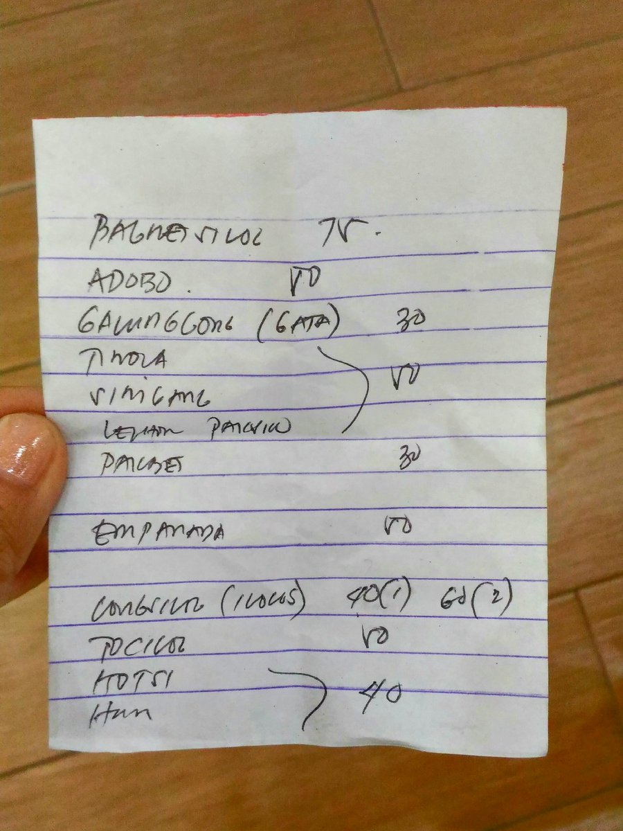 one_valenzuela's tweet photo. Off to an Ilocos food trip in Valenzuela City. Here's the menu for the day of MS Antonio's Ilocos Food Hub. Will definitely get some crunchy empanadas. #eatsplore #ilocos to #valenzuelacity
------
MS Antonio's Ilocos Food Hub
Along Maysan Road
Near 711 Maysan https://t.co/BmcXUtKuuz