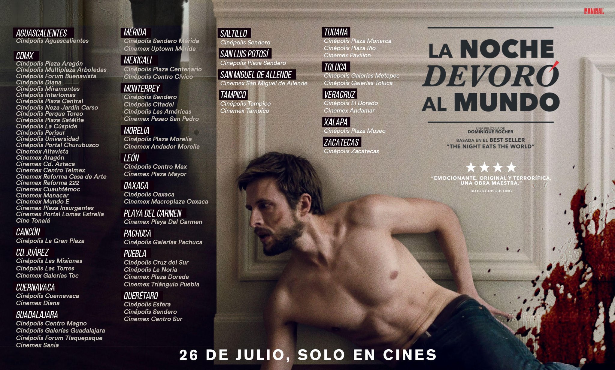 Cinegarage Com On Twitter Nuestra Película De La Semana Es De Zombis Y Es Francesa Ya Era Hora Aquí Tienen La Crítica De Mezclillaguarra A La Noche Devoró Al Mundo Incluímos La Lista