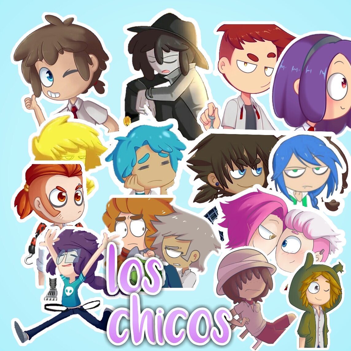 BatallaFNAFHS's tweet photo. ¿Donde tienes más personajes favoritos? 
❤️ En los chicos 
🔁 En las chicas 
Sugerencia e imágenes hechas por @/paula_fnafhs 
Dibujo de Maggie en la imagen de las chicas hecho por @/cofficofe
#fnafhs https://t.co/skGGfZ3AxQ