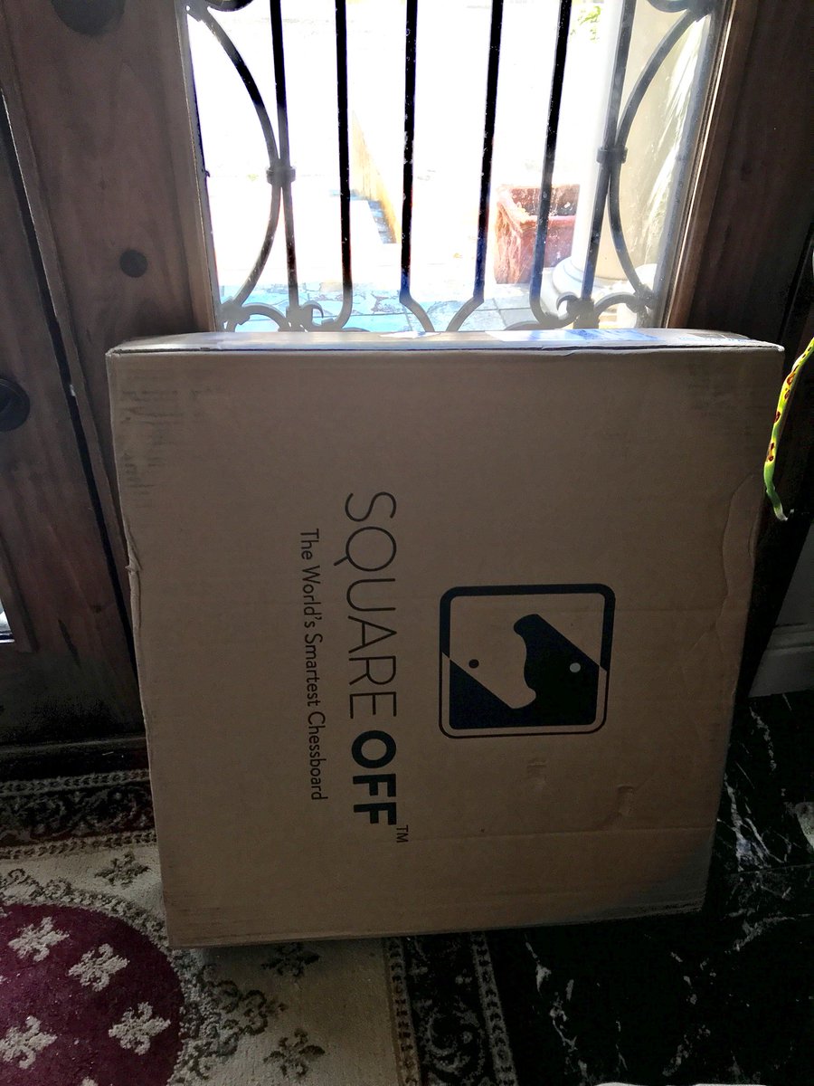 JeSchneider4's tweet image. Just. Arrived. Yes. @getsquareoff #squareoffchess #chess #wizardry
