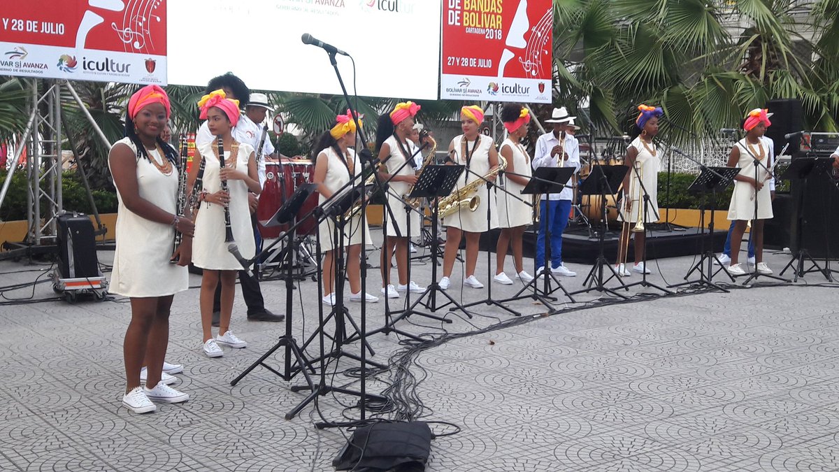 colectivotraso's tweet photo. #Ahora | Ya nuestra Red Orquestal  #UyQuéNota de Pasacaballos preparada para hacer su presentación en la inauguración de el #FestiBanda @icultur_Bolivar https://t.co/5kX6cKuUo9