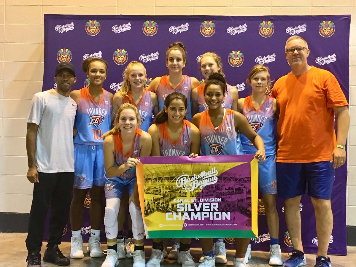 CLadybball's tweet photo. CC Thunder Blue goes 5-1 in the BB on the Bayou in NOLA winning the Ship in the Silver Division! So Proud of these girls! @TXStateWBB @TAMUKwbb @Belle_Hoops @ladybuffhoops @Tarleton_WBK @kait_atkinson5 @haylecampbell10 @sammperez04 @diakomina @Msjames_12 @Nija_bee @GeurinGloria https://t.co/UAkWjTXhE5