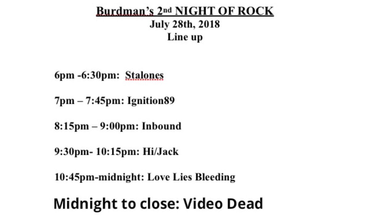 Ignition89's tweet image. Tomorrow night at @TheCrimsonClub we rock out with @hijackmke @Video_Dead and other awesome acts we can’t locate on twitter at this time 🤪@localfirstmke @BreakinNEnterin @MetalChickMKE #milwaukee #westallis #rock #metal #punk #localmusic