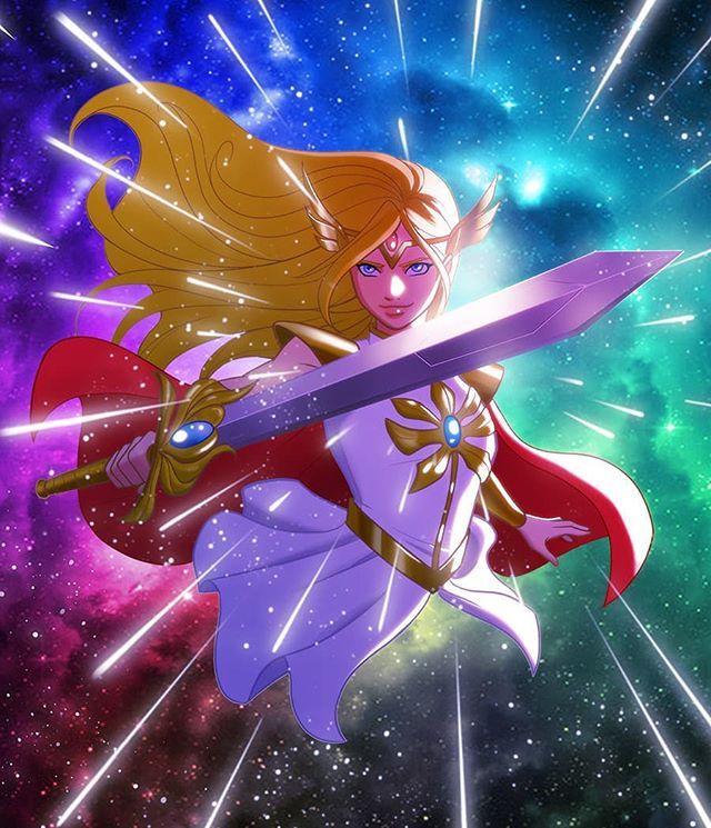 It's #SheRa with all the colors!!! Looking forward to the new series! #princessofpower ift.tt/2OmnlKE