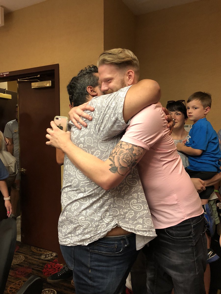 PTXFans's tweet image. Thank you so much for stopping in and saying hi @scotthoying and @mattsalleemusic! What a fantastic surprise! #Pentacon2k18 @PentaConEvent