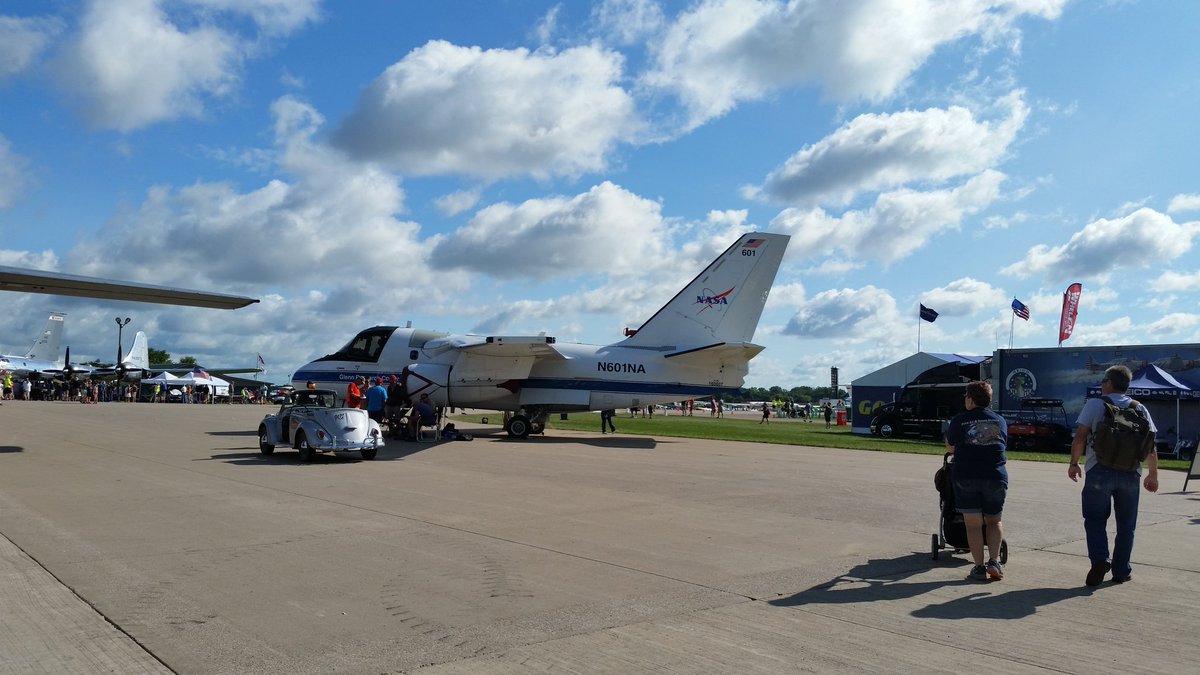 A @LockheedMartin S-3B Viking owned by NASA Glenn Reserch Lab at @EAA AirVenture Oshkosh. This marked my first time seeing this aircraft. @NASAglenn #lockheedmartin #lockheeds3 #lockheeds3viking #s3viking