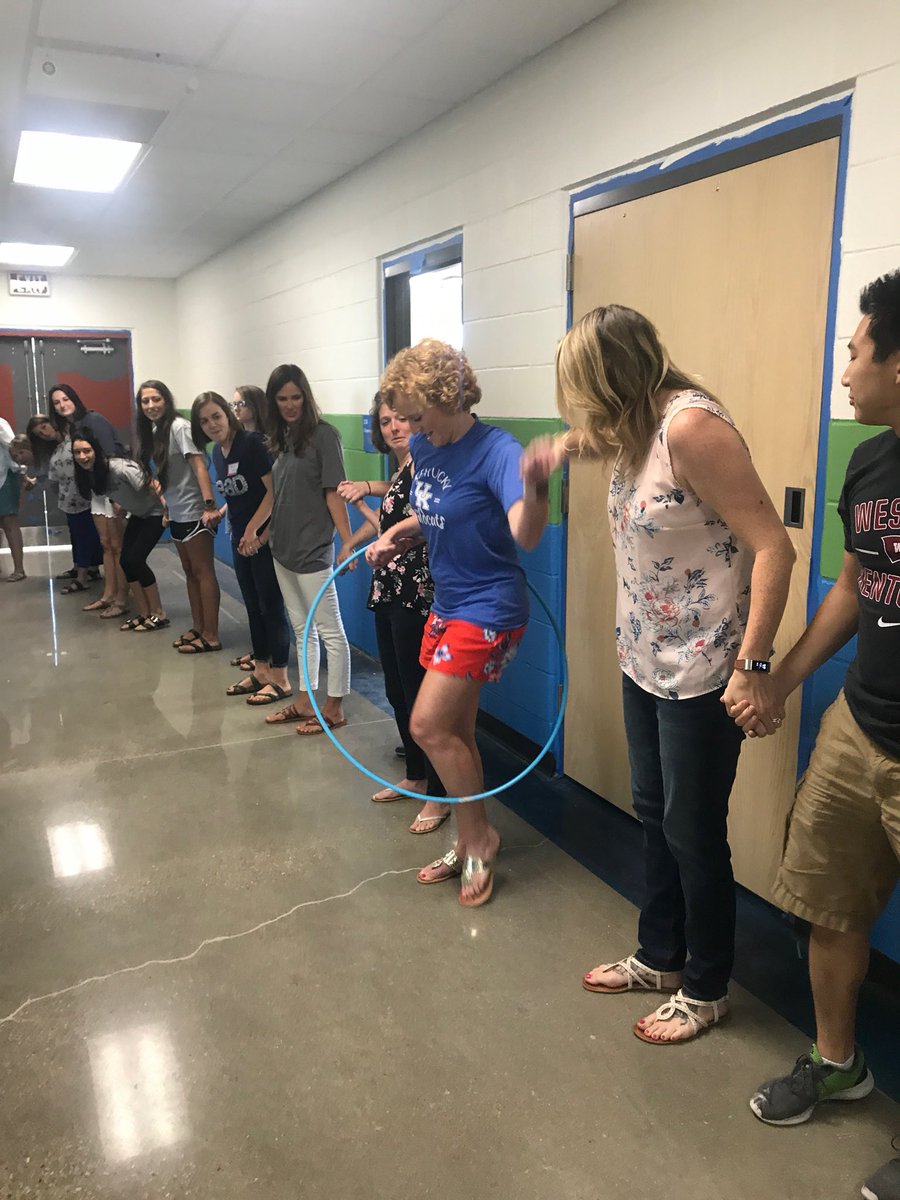 learningwithkim's tweet photo. Building trust and collaboration through fun team building activities!! PD # 2 @Jennings_Creek was a great success!! #awesomeisthenewnormal #jcewolfpack https://t.co/03AcNYSOat