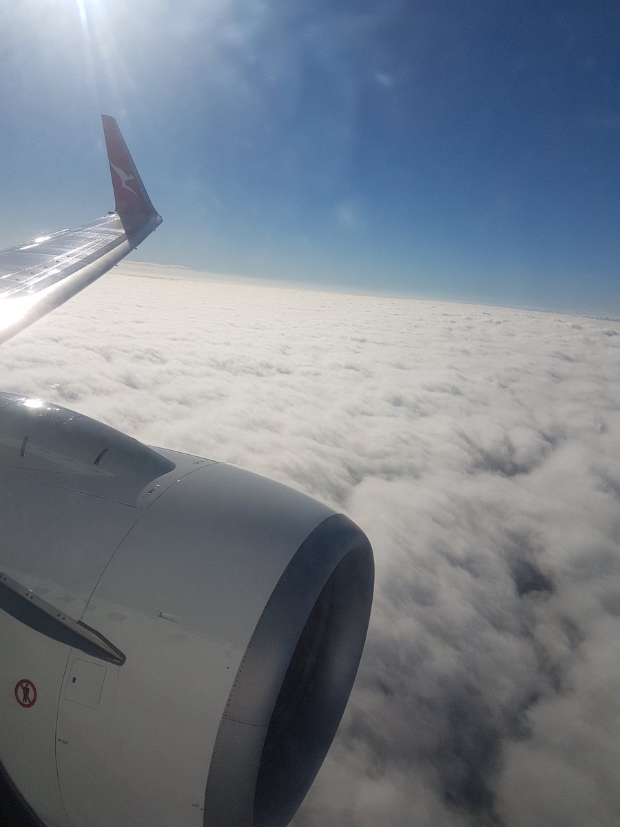 asmitagovind's tweet photo. On cloud-9 with @Qantas thanks! For the great flight to Melbourne! https://t.co/8Tm3Y09E2o