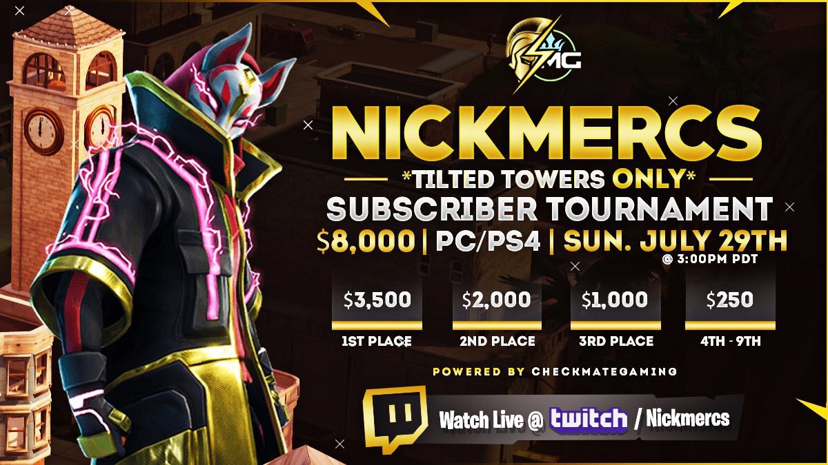 NICKMERCS's tweet photo. Planned on streaming today but I’m having a blast watching this @FortniteGame skirmish! @CouRageJD bro, you make it so much more fun 👌🏼

Two day break was needed, nice mental reset. I’ll see you guys tomorrow for a long one, followed by the Sunday $8K Sub Tournament ❤️ https://t.co/1J0ZYPEA6a
