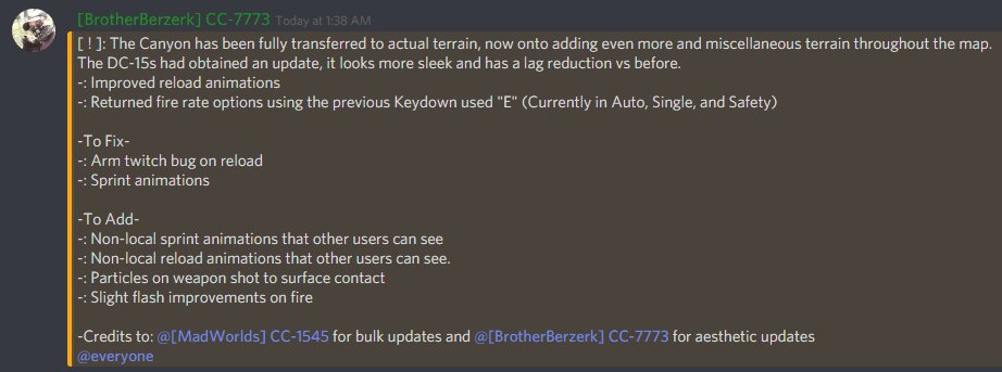 Bb Brotherberzerk On Twitter Latest Trc Updates To Arkania And Weapon Systems Roblox Robloxdev - roblox keydown animations
