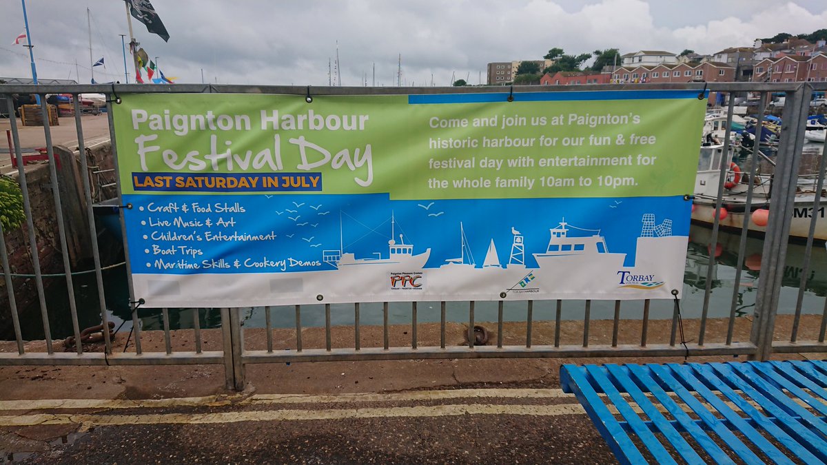 paigntonharbour's tweet image. Welcome to #PDF18 fun filled day for all starting from 10am till 11pm loads happing for all the family we would love to see you for this celebration of our Harbour @KerryWradio @BBCDevon Adi will live broadcasting from the harbour 10.05 today

Let's get trending #PDF18