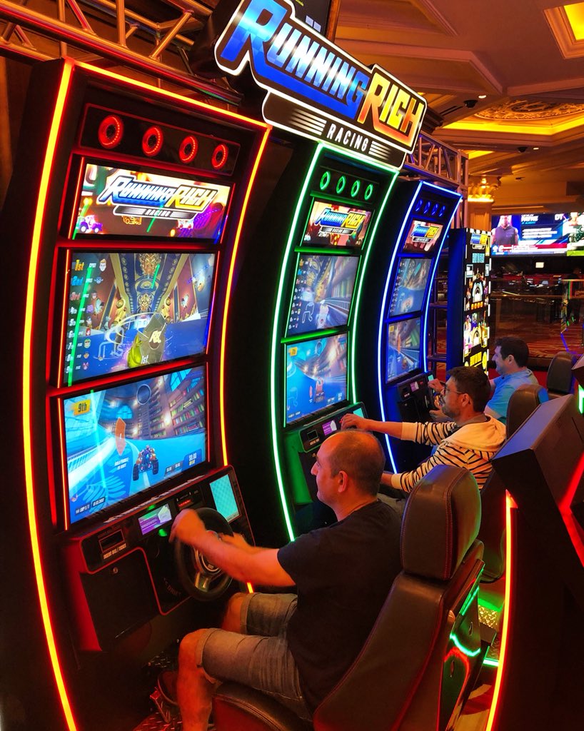 CompInteractive's tweet image. Friday Night Fight Racing?!? 😳 Bet on your battle kart racing skills with Running Rich Racing (VIDEO GAME + slot machine) ONLY at @phvegas, @thedlasvegas and @venetianvegas...did we mention you can WIN up to $2000!?! 🎰🚗🚙💨🏁🏆💵 #LasVegas #VegasBorn #DTLV