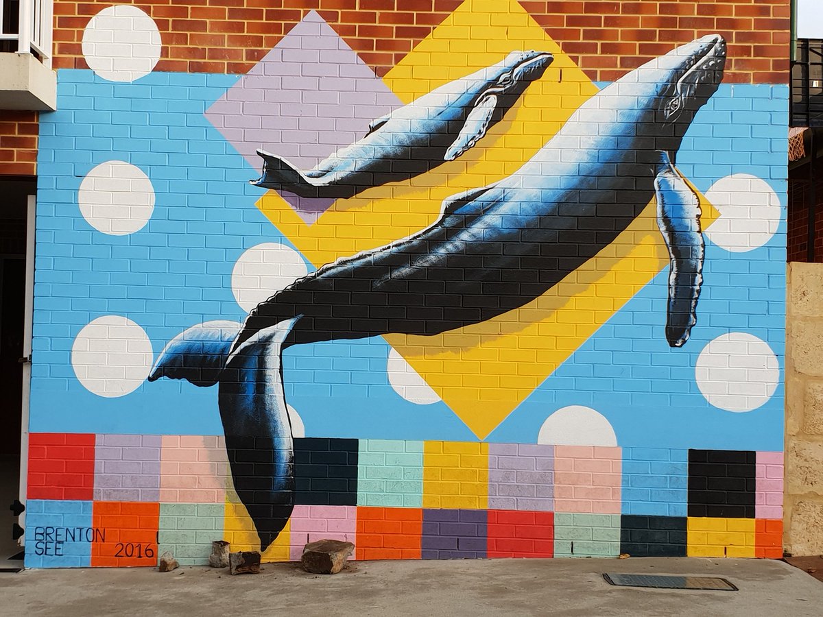 SciencePartyWA's tweet image. Loving Brenton See's mural at Highgate Primary!