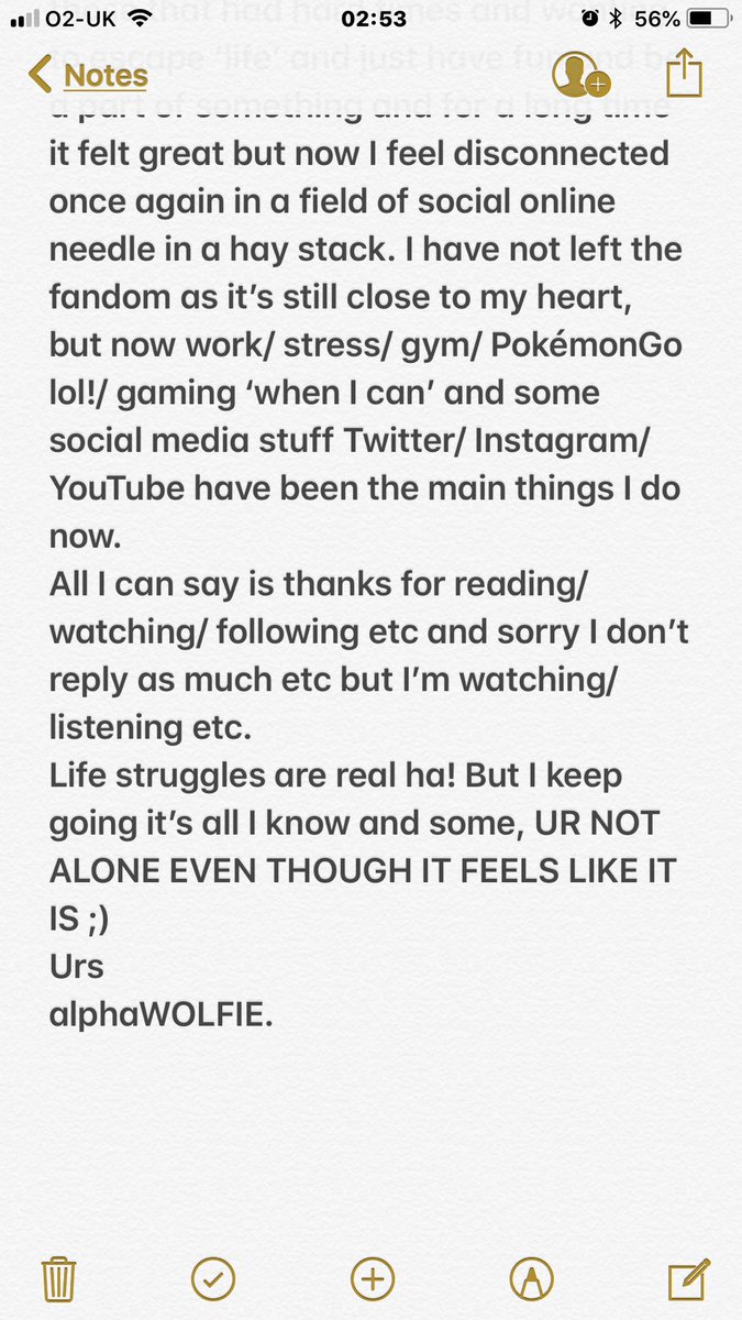 alpha_WOLFIE's tweet photo. Not shore if I wanted too post this but here goes! https://t.co/qY5gzssrzM