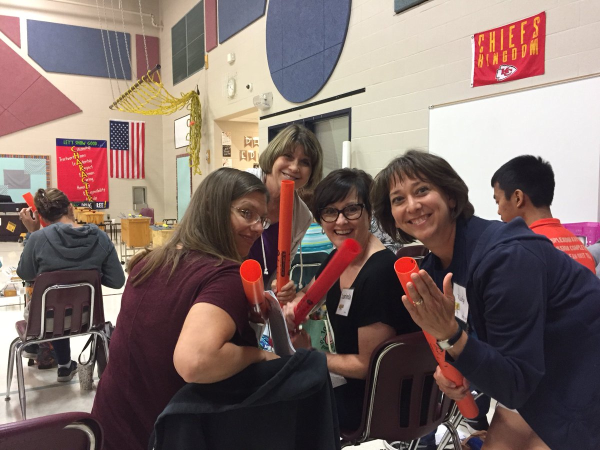 SMSD music teachers learning at Kansas Orff workshop July 27 &amp; 28th!! #kansasorff #smsd
