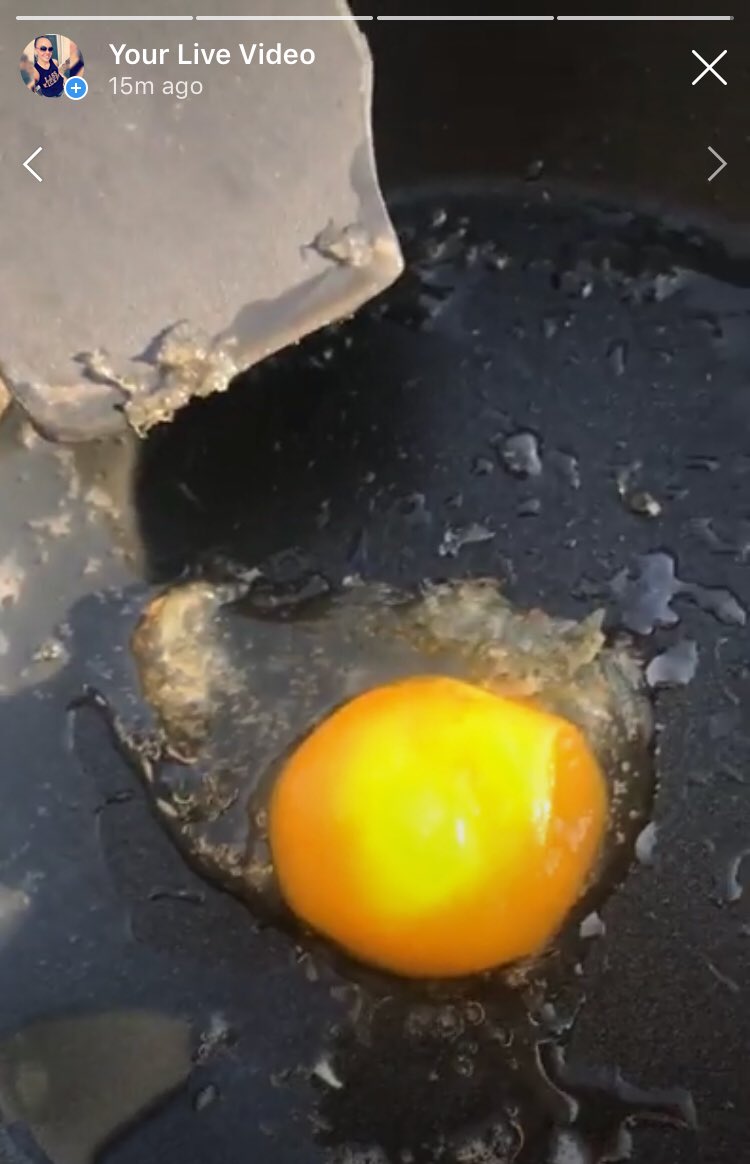 indo_spin_lbn's tweet image. My final day of staycation was spent doing an experiment I’ve been wanting 2 do since grade school. 
The live stream will be up on my LBN IG for the next 24 hrs 4 ur pleasure. 
Happy Fried Egg-periment Friday!!! 
#101degrees #1egg #UsedAPanLikeAFuckinLady