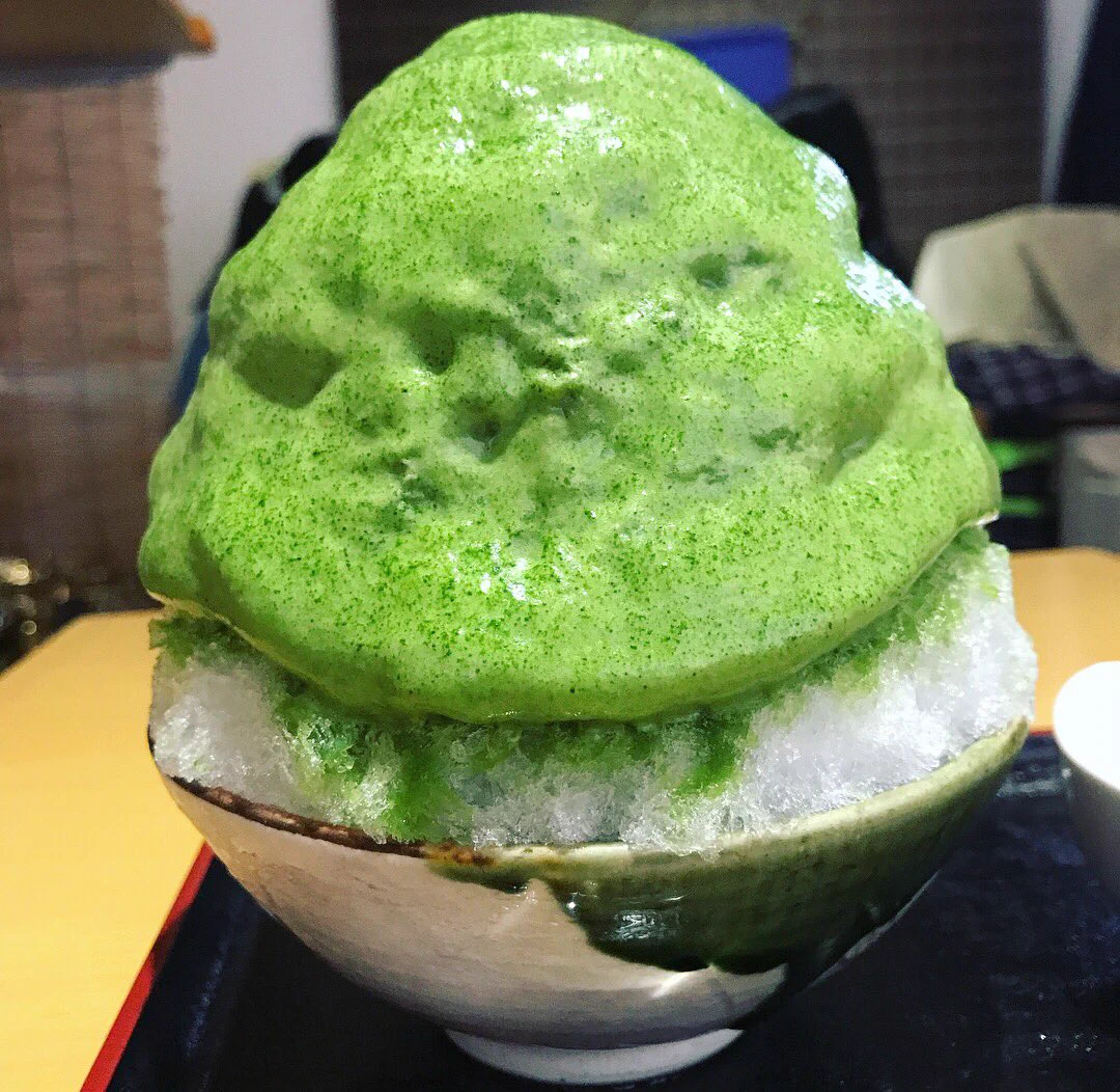 抹茶好きにはたまらない？日本茶専門店の濃厚抹茶かき氷がこれｗｗｗ