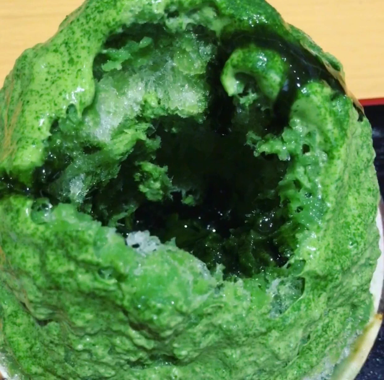 抹茶好きにはたまらない？日本茶専門店の濃厚抹茶かき氷がこれｗｗｗ