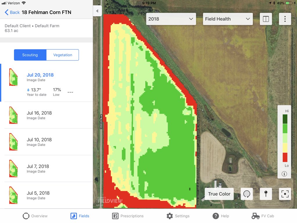 Channel_SD's tweet photo. Channel Spatial Trial 93-99RM near Ashton, SD. Near perfect pollination, newer genetics looking solid with great yield potential. Early plot yield leaders 193-53, 194-49, 197-50, & 197-90. @ChannelSeed @ImSoyCornfused #Grow18 #ChannelYields https://t.co/QgTYDh7EcI