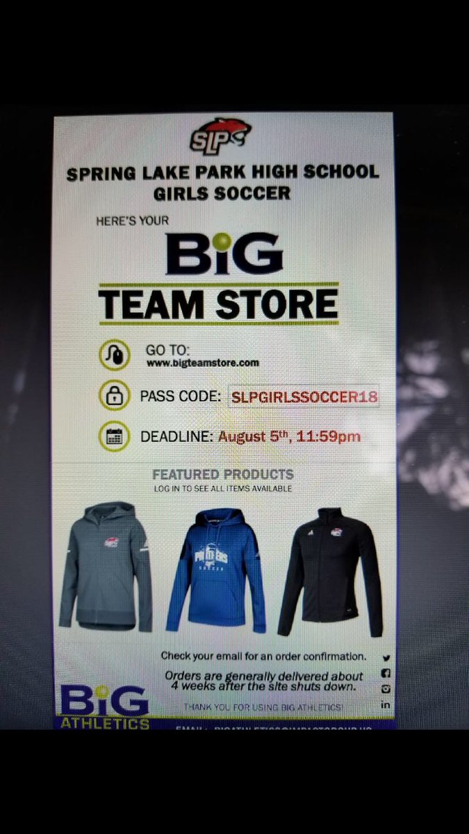 SoccerSlp's tweet photo. apparel is here! all apparel must be ordered by august 5th! we highly recommend ordering the black warm up pants and zip up for game days! https://t.co/mlp1axa7Gz