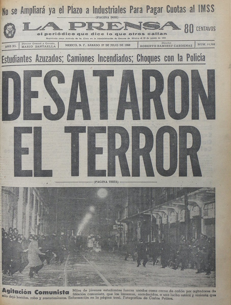 huichol19's tweet image. Hace ya 50 años. Escuelas del #IPN declaran paro indefinido después de ataque de la #FNET y los granaderos del DF. #A50del68. bit.ly/2K3s2po