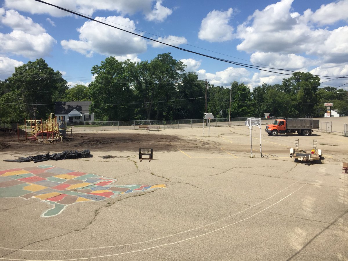 Colerain Elementary on Twitter "Changes CECardinals Relocating the playground in order to