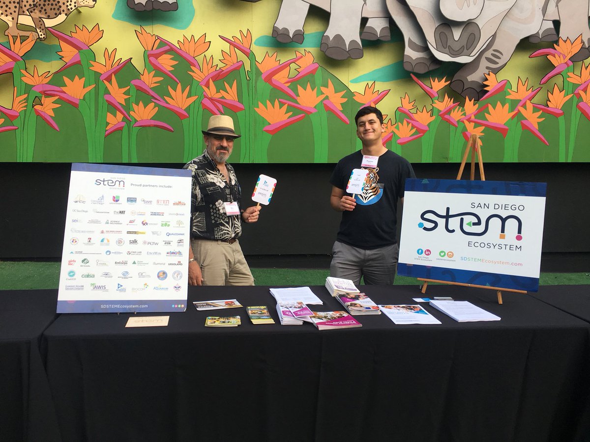 SDstemecosystem's tweet photo. We are at the 7th annual #Techtoreconnect event held at the @sandiegozoo. Stop by our booth and say hi! #tech #conservation https://t.co/cvMuJMD9sv