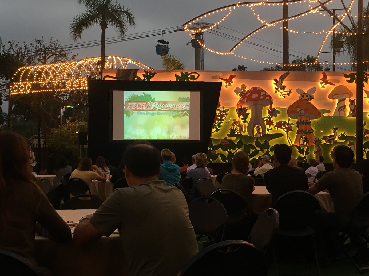 SDstemecosystem's tweet photo. We are at the 7th annual #Techtoreconnect event held at the @sandiegozoo. Stop by our booth and say hi! #tech #conservation https://t.co/cvMuJMD9sv