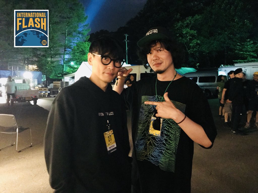 昨日グリーンステージに出演した サカナクションの山口一郎さん！ 夜中