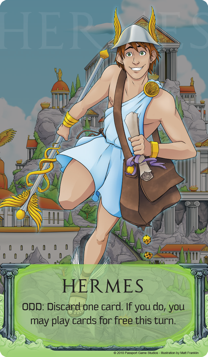 PassportGames's tweet photo. The rules for #FleecingOlympus have been submitted to @BoardGameGeek! Athena and Hermes are here to tell you to check them out soon, or, come to booth #2535 next week @Gen_Con &amp; learn to play from the designers themselves, @Tank_DPS! https://t.co/XRwrkspy4I https://t.co/zjYoSk7EAm