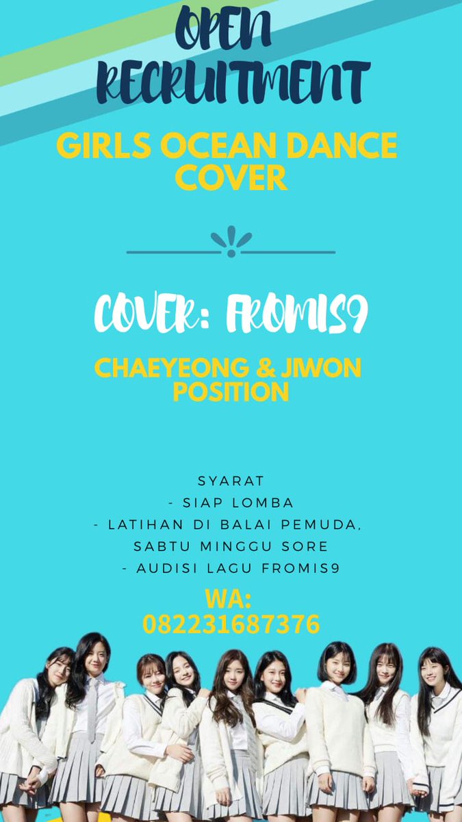 Reminder! Kita masih opmem untuk posisi jiwon dan chaeyeong~