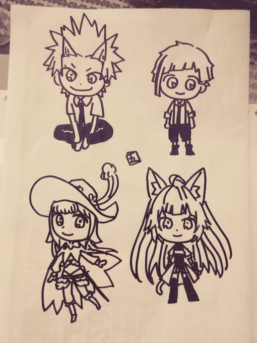 つるつるな紙のチラシの裏に太い油性ペンで落書きするのがすごく楽しいからおすすめ
(EDの私服丑さんうろ覚えで描いたら誰かわからんくなって反省) 