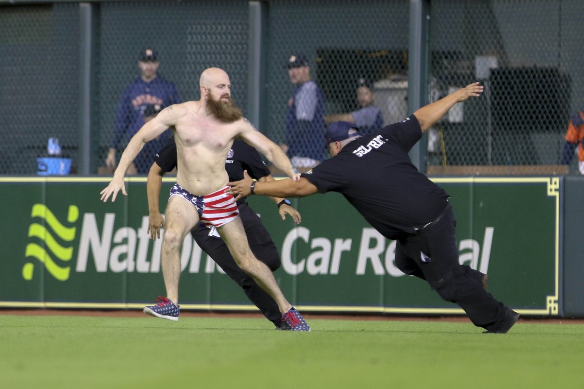 female streaker at dodgers astros game female streaker at dodgers astros game